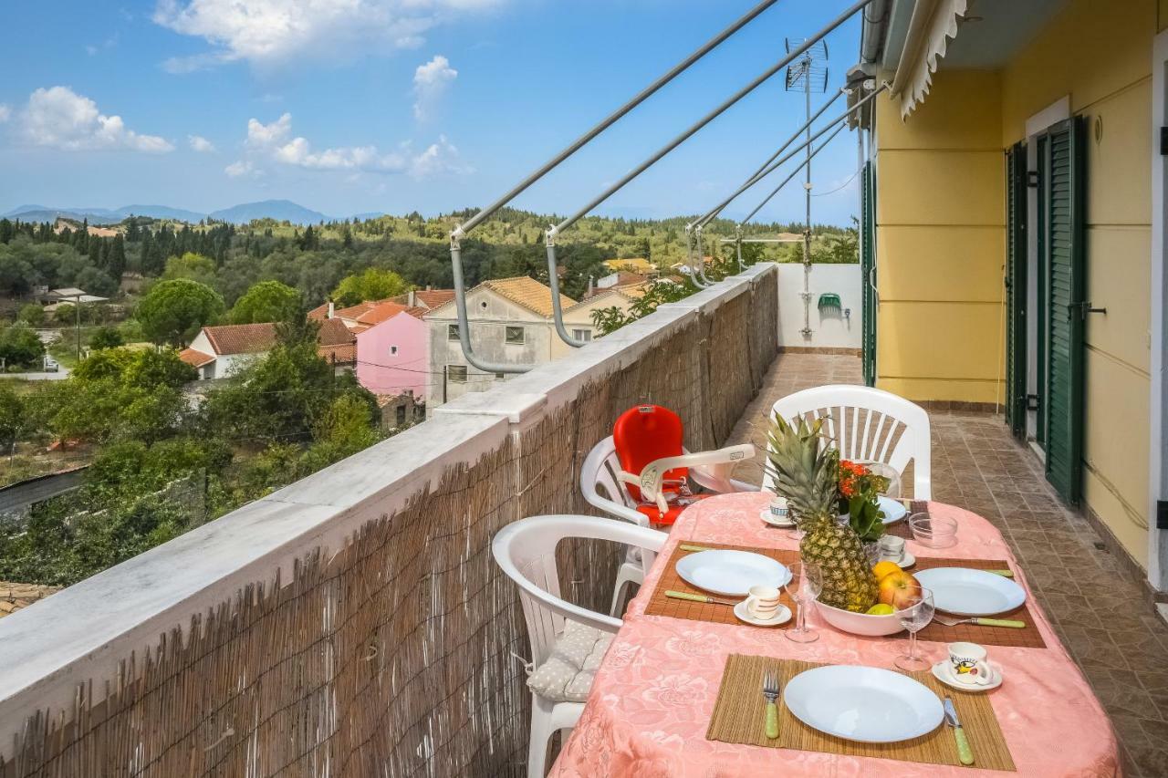 Modern Flat With Beautiful Views In South Of Corfu Lejlighed Lefkímmi Eksteriør billede
